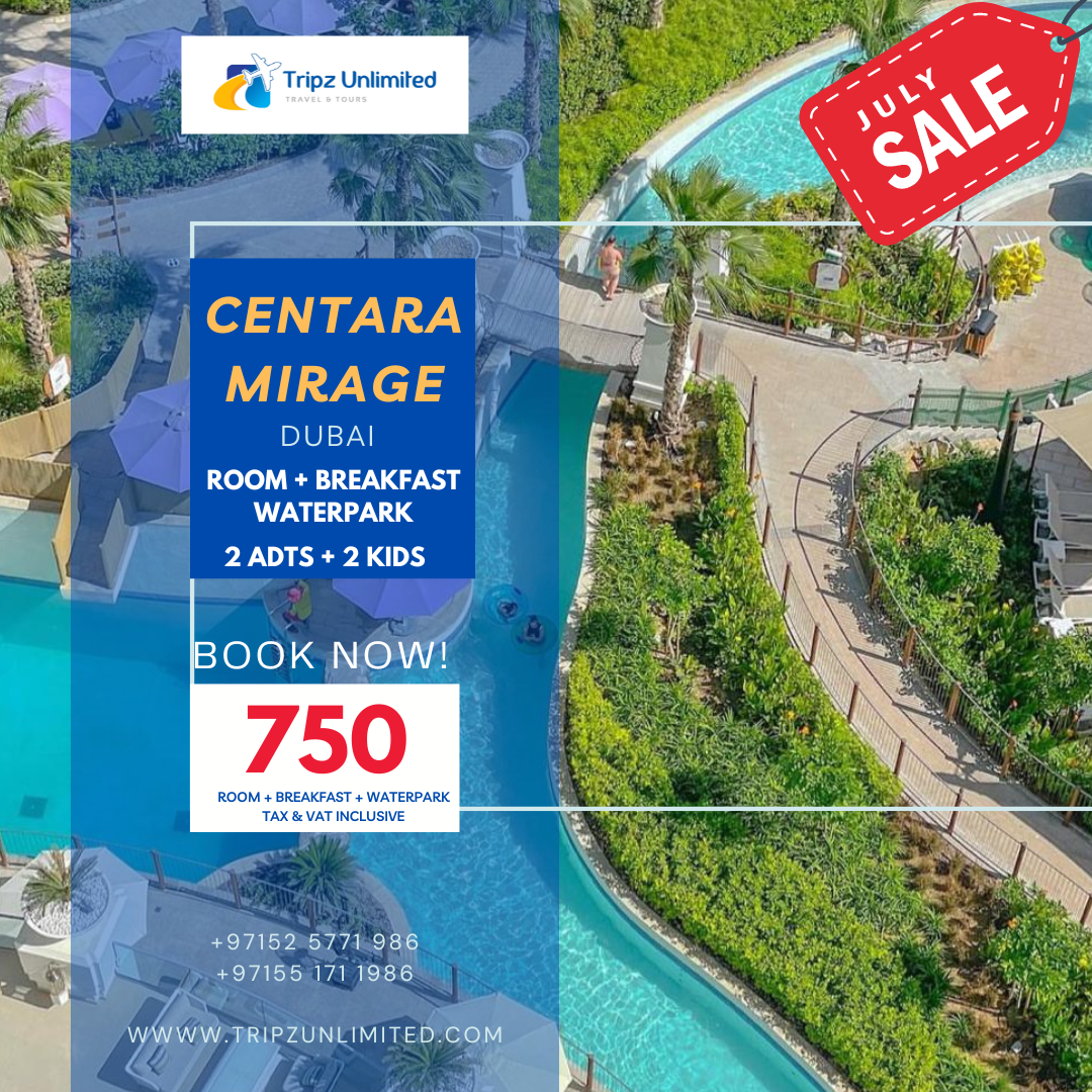 Family Staycation - Centara Mirage with Water Park Access